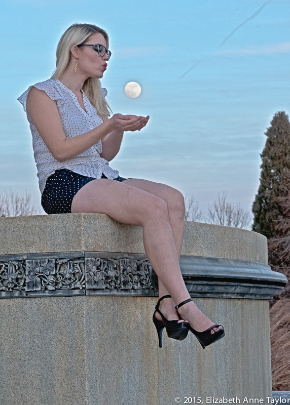 Miss February Enchants the Moon with Love